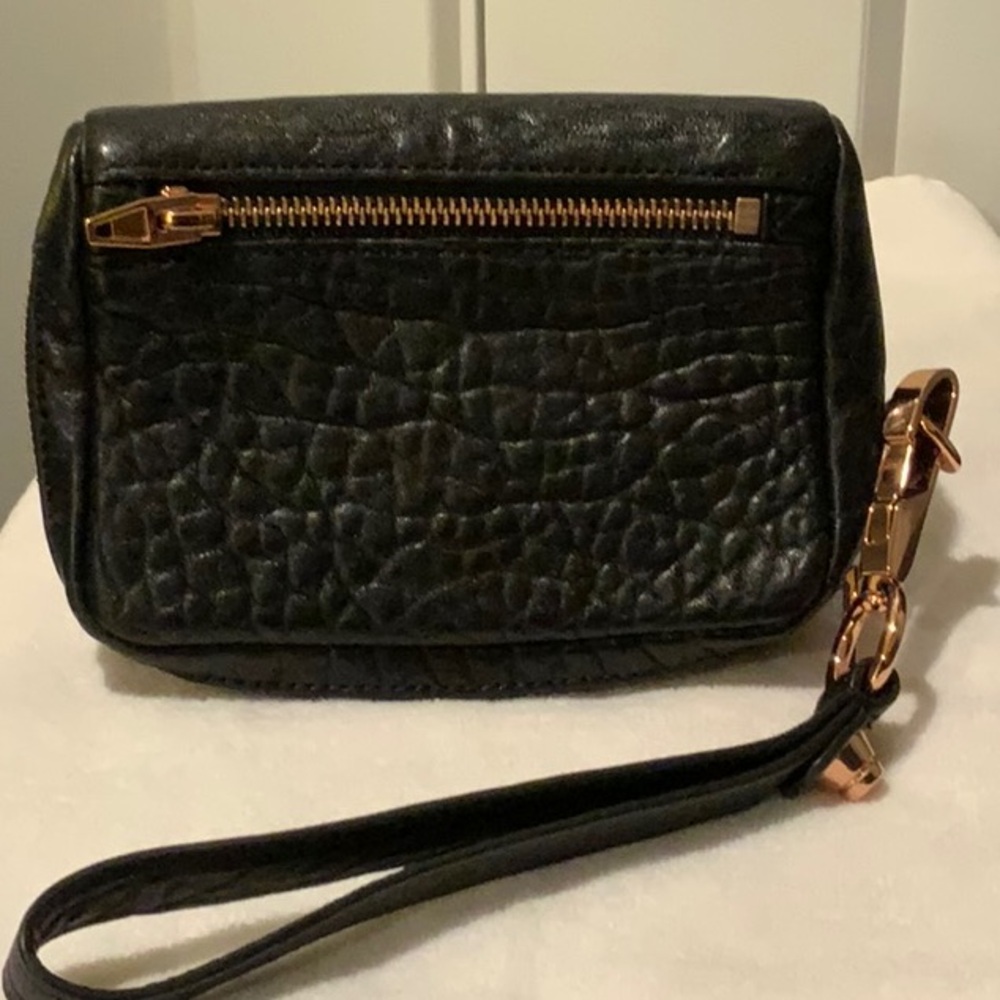 Alexander Wang Pebbled Leather Wristlet Wallet